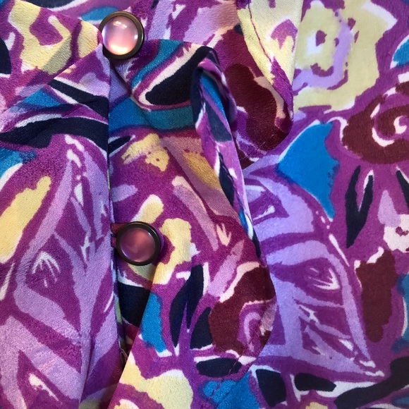 Abstract floral racerback - Picture 2 of 3